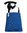 Kotbeuteltasche / Kleine Krimskramstasche Royalblau - Gurtlänge 120 cm